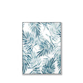 Cuadro Blue Palm 60*80 Blanco