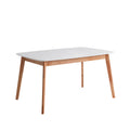 Mesa Enma 120 Ext.Blanco-Roble