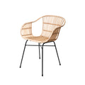 Silla Nancy Natural/Negro