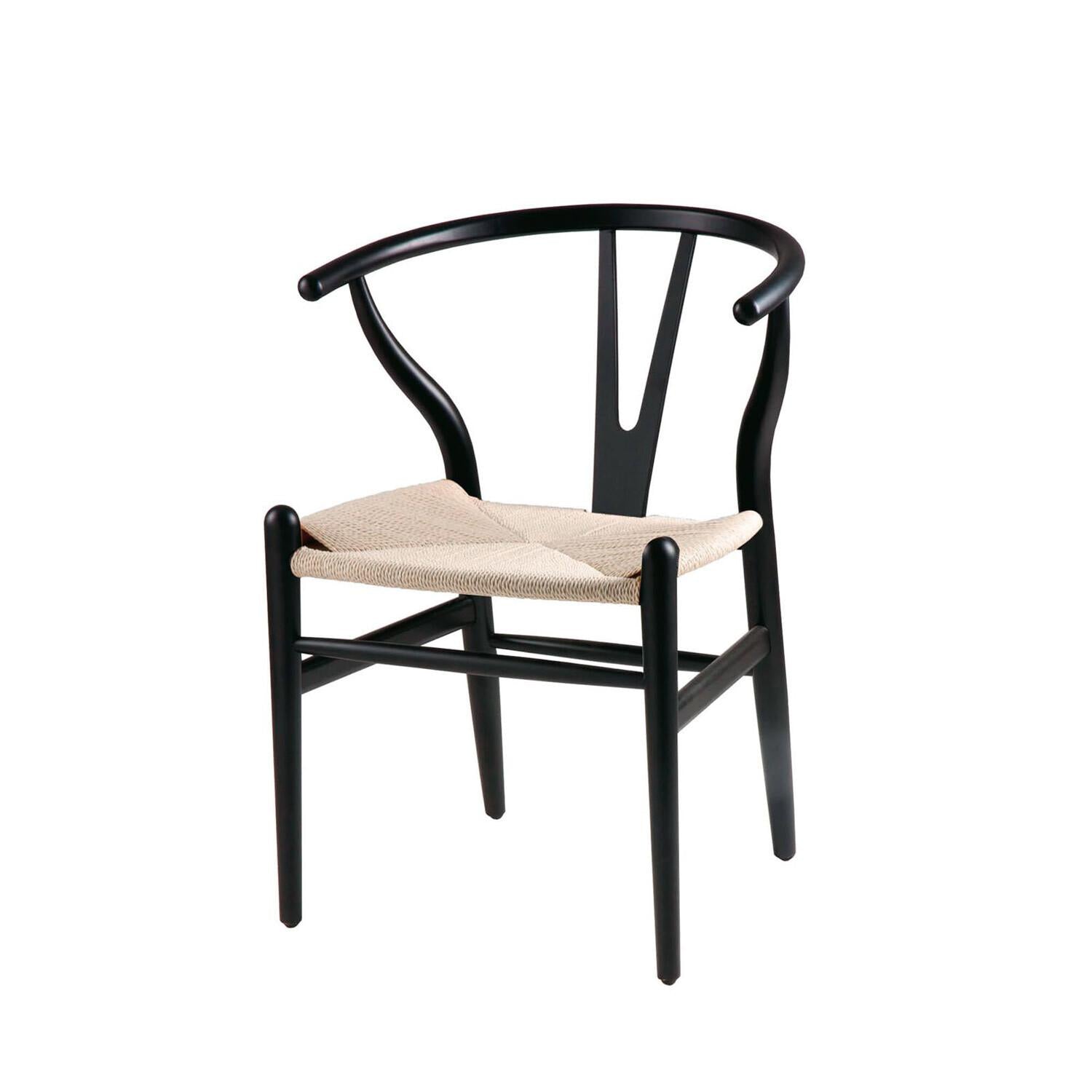 Silla Ada Negro Asiento Natural