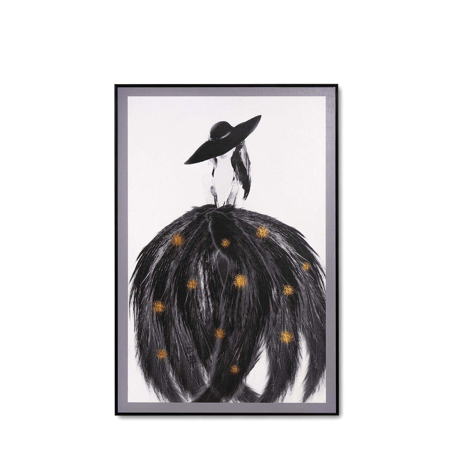 Cuadro Elegance 80*120 Negro