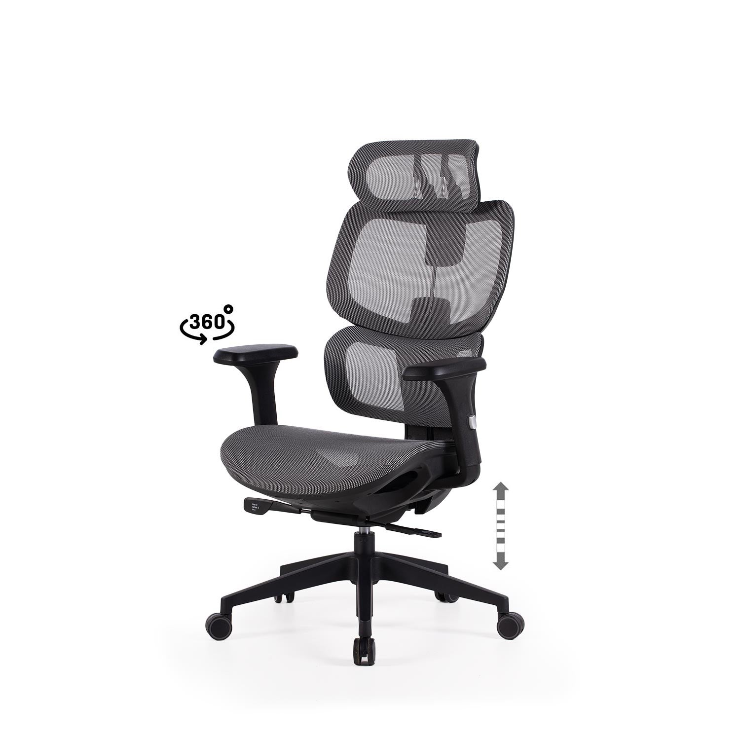 Silla Oficina Toronto Negro/Gris