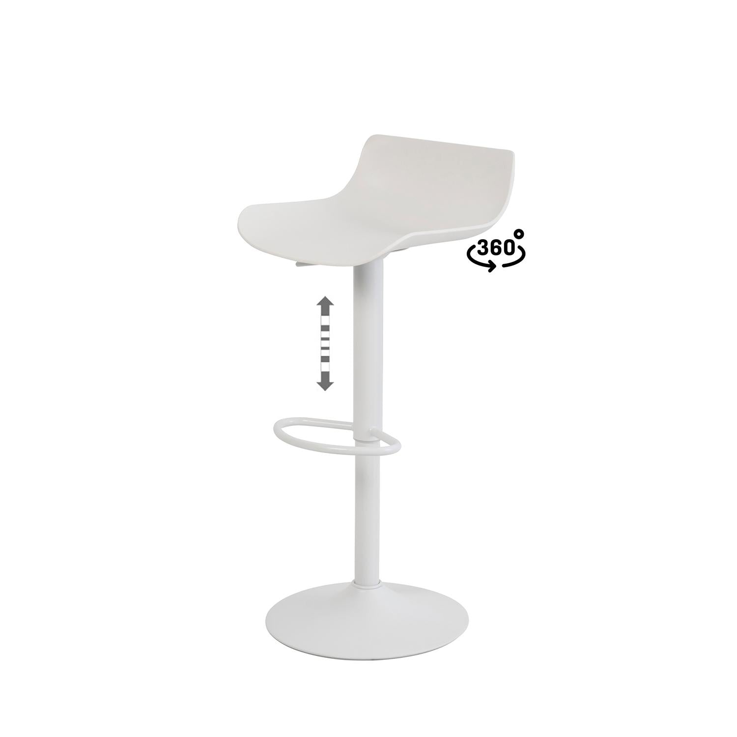 Taburete Blade Blanco