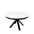 Mesa Zuri 130 Red. Blanco/Negro
