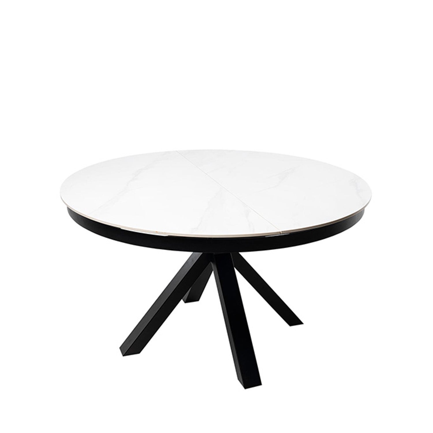 Mesa Zuri 130 Red. Blanco/Negro