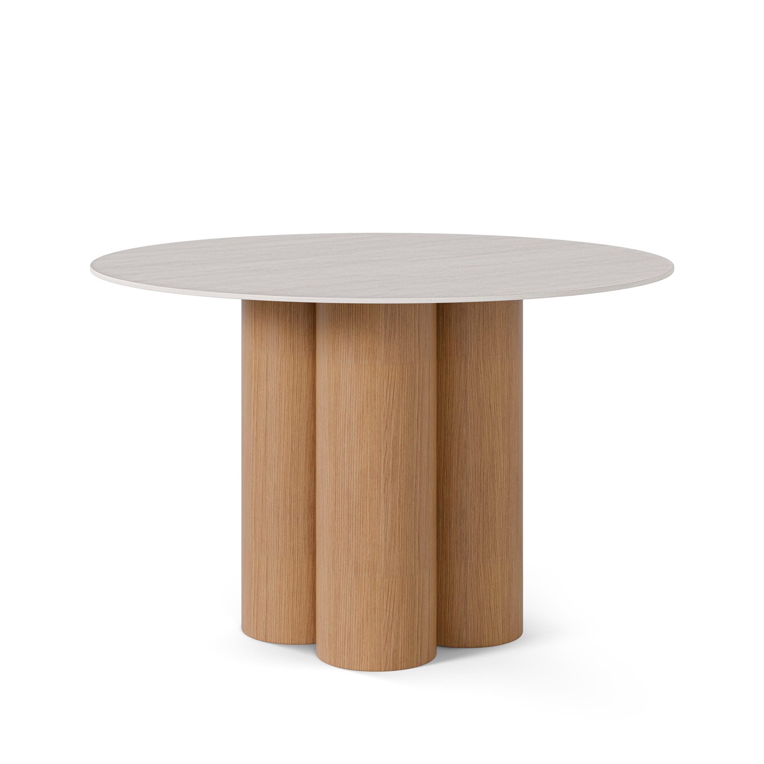 Mesa Tracy 120 Fija Travertino/Roble