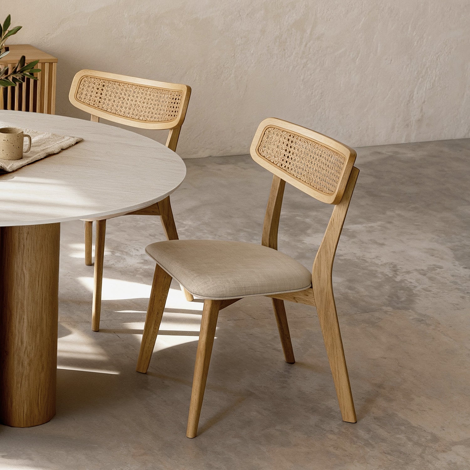 Silla Shirley Roble Beige