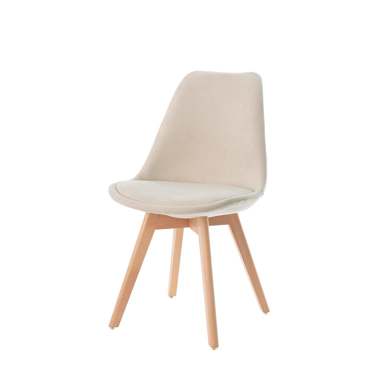 Silla Milena Beige