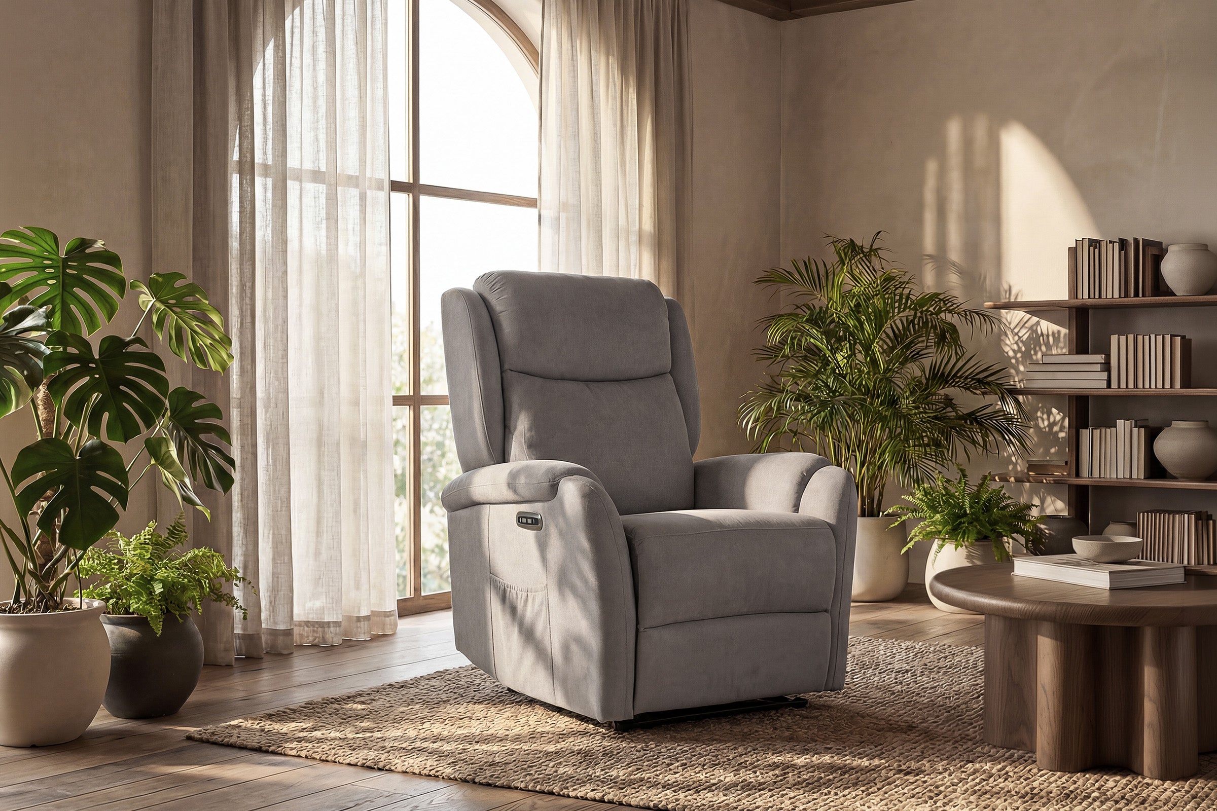 Sillon Relax 1 Motor Akari Taupe