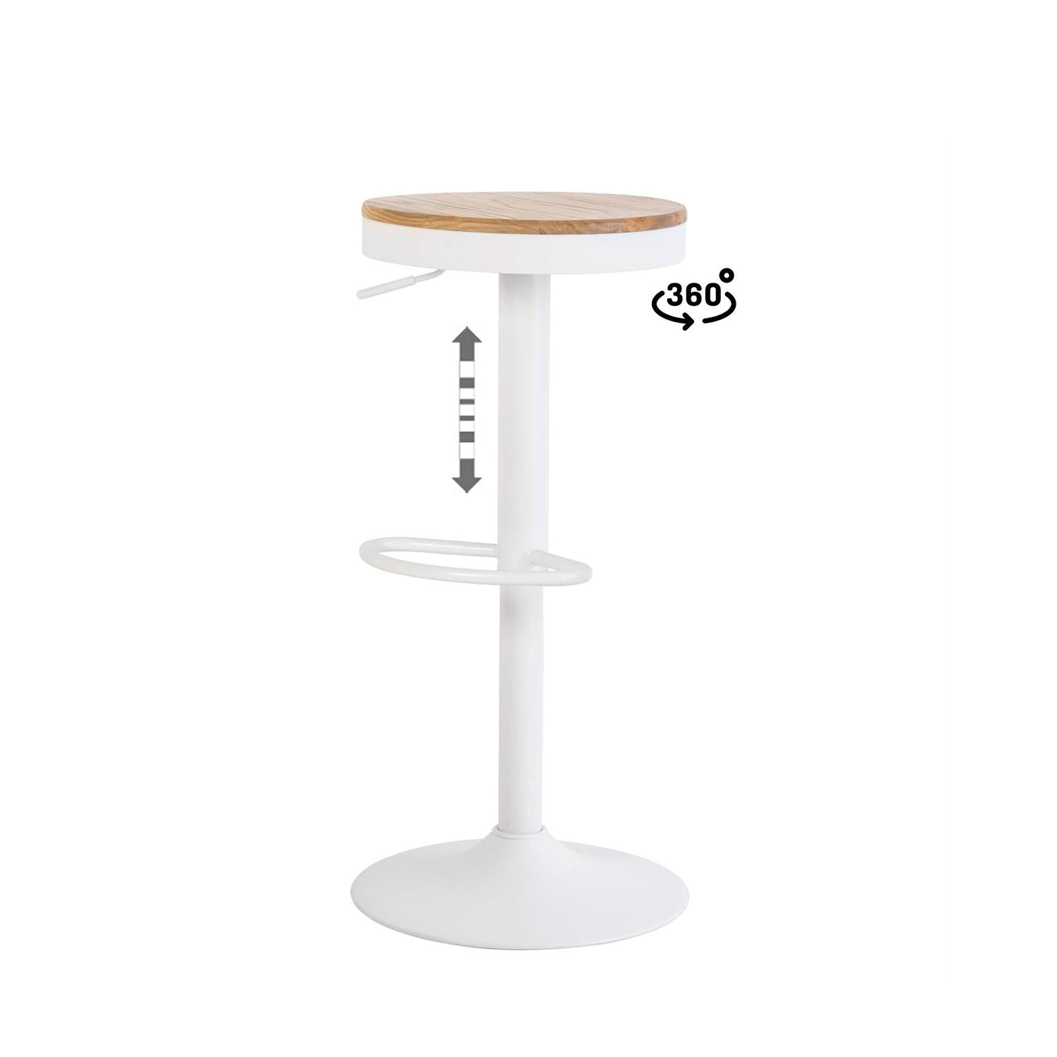 Taburete Barret Blanco