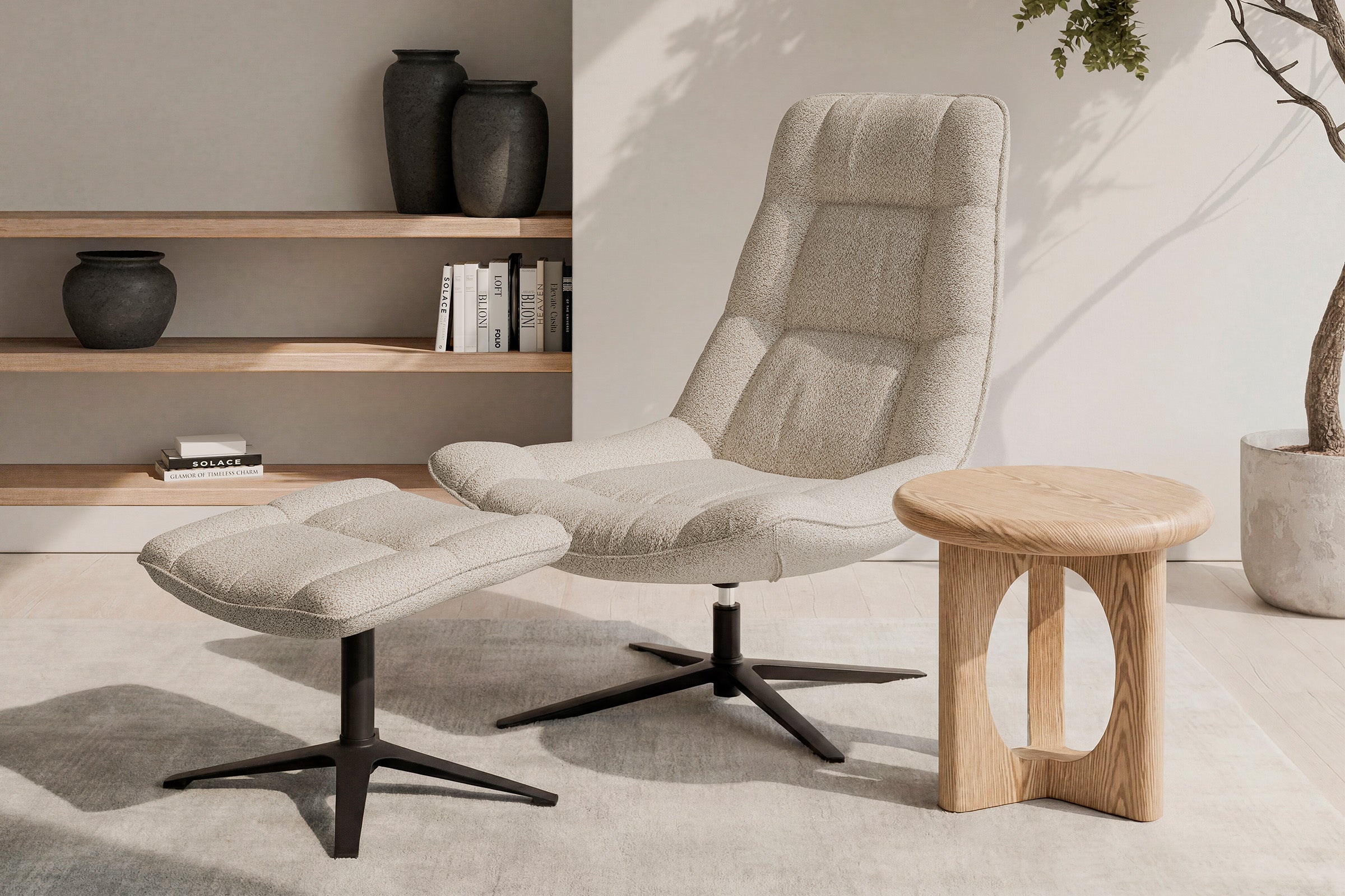 Reposapies Parma Beige