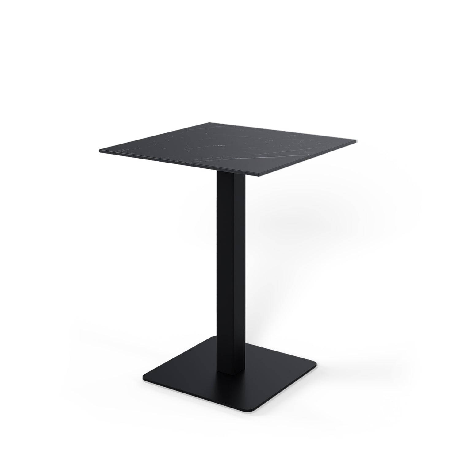Mesa Alta Samira Cuadrad.Negro/Negro