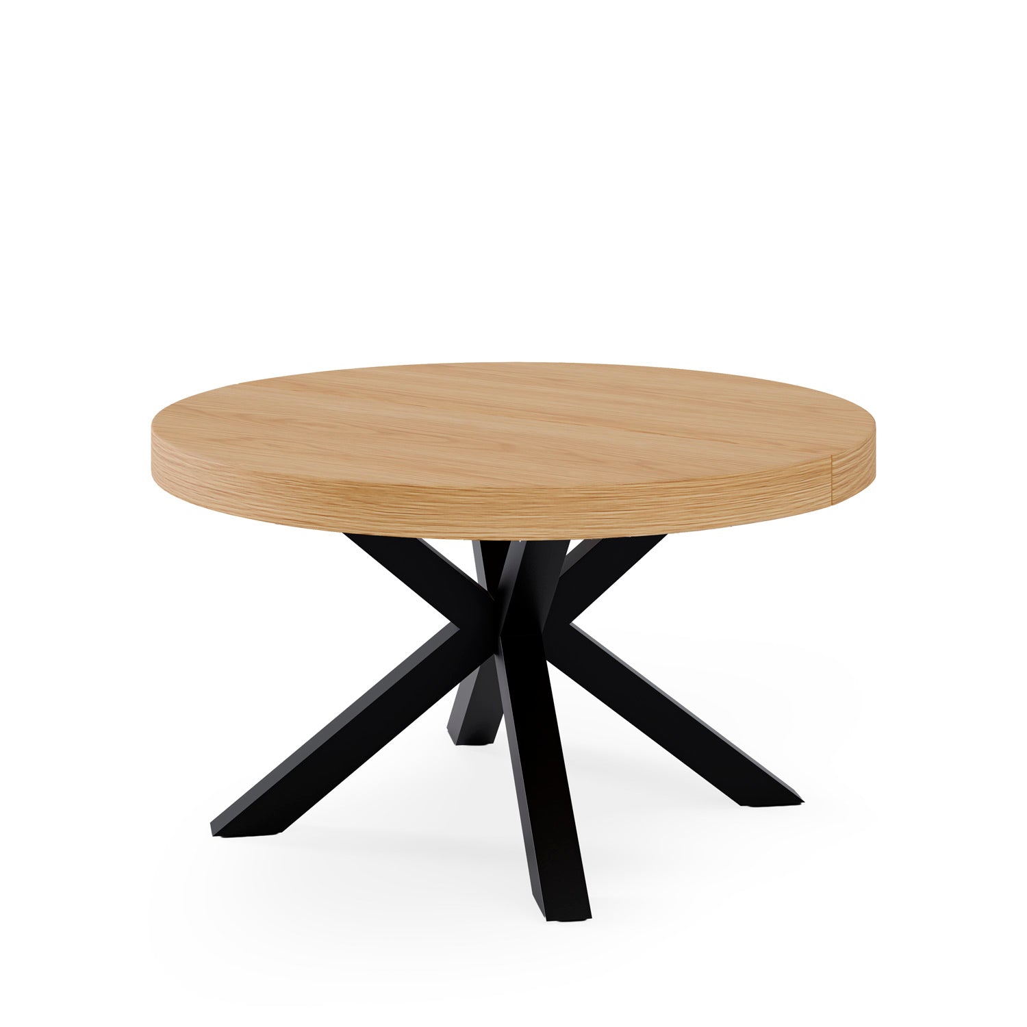 Mesa Mildred 120 Red.Ext.Roble-Negro