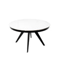 Mesa Luna 130 Red. Blanco/Negro