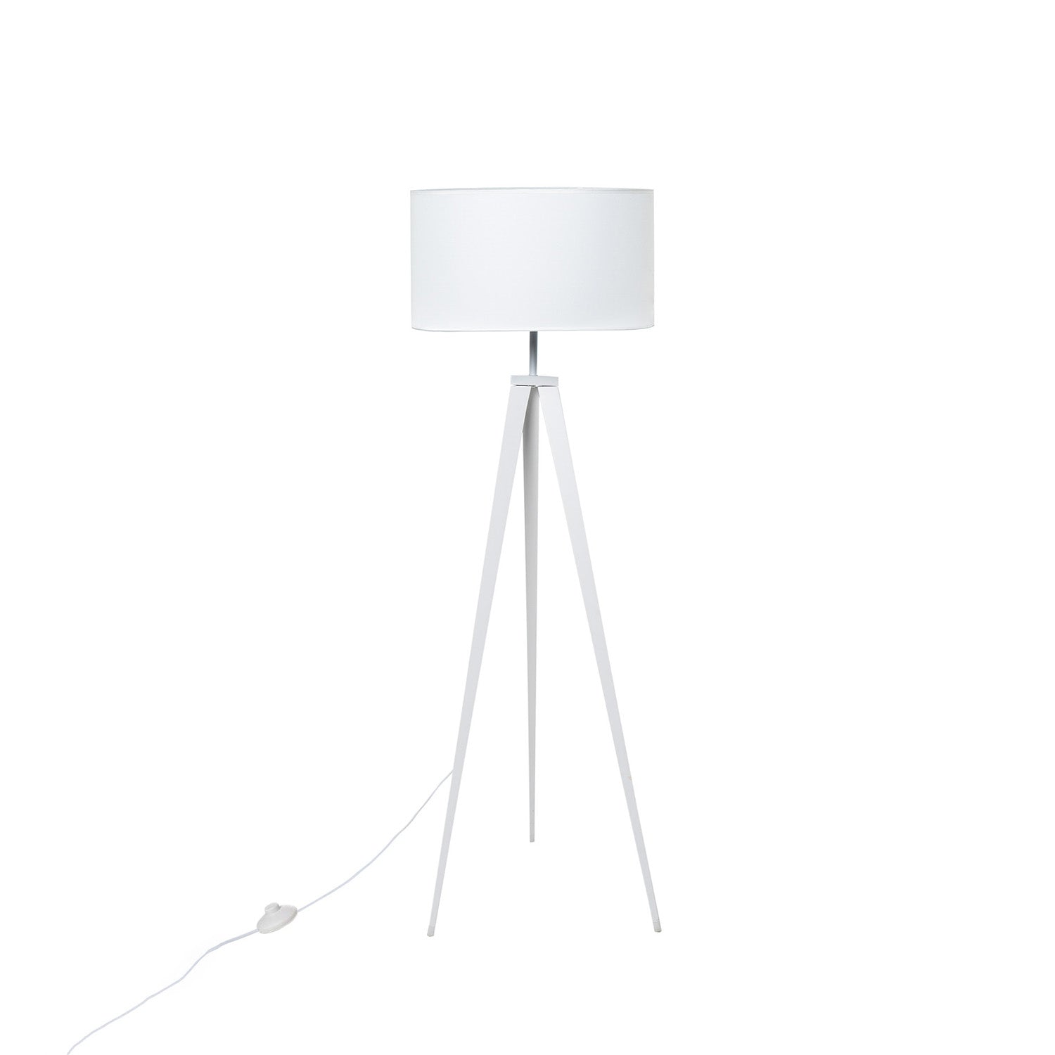 Lampara Suelo Chera Blanco
