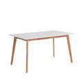 Mesa Alice 120 Fija Blanco-Roble