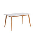 Mesa Marie 140 Fija Blanco-Roble