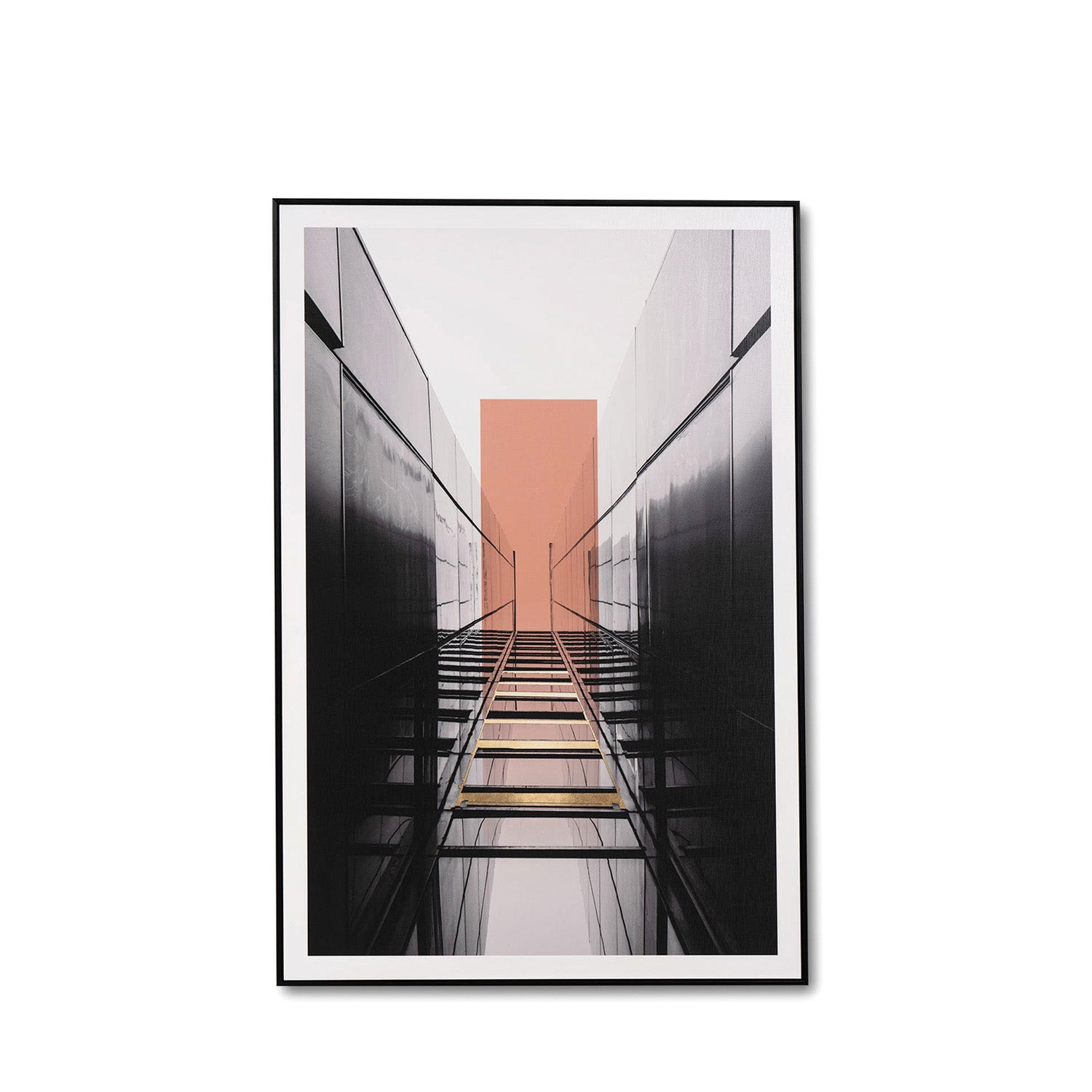 Cuadro Stairs 80*120 Negro
