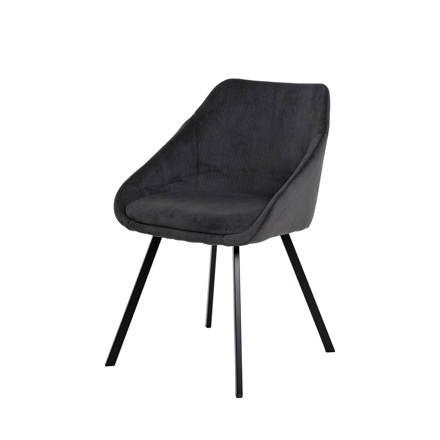 Silla Macie Gris Oscuro