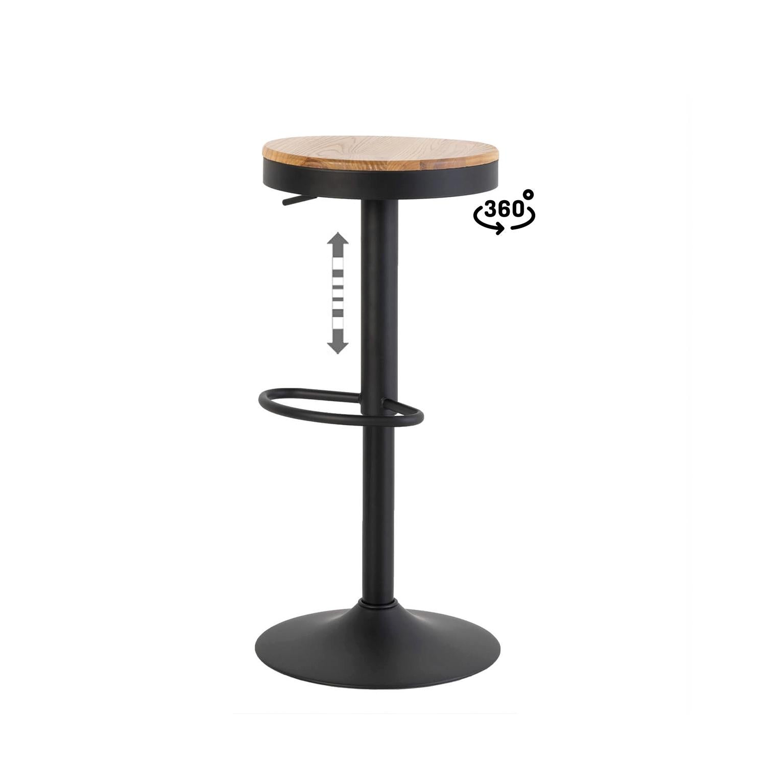 Taburete Barret Negro