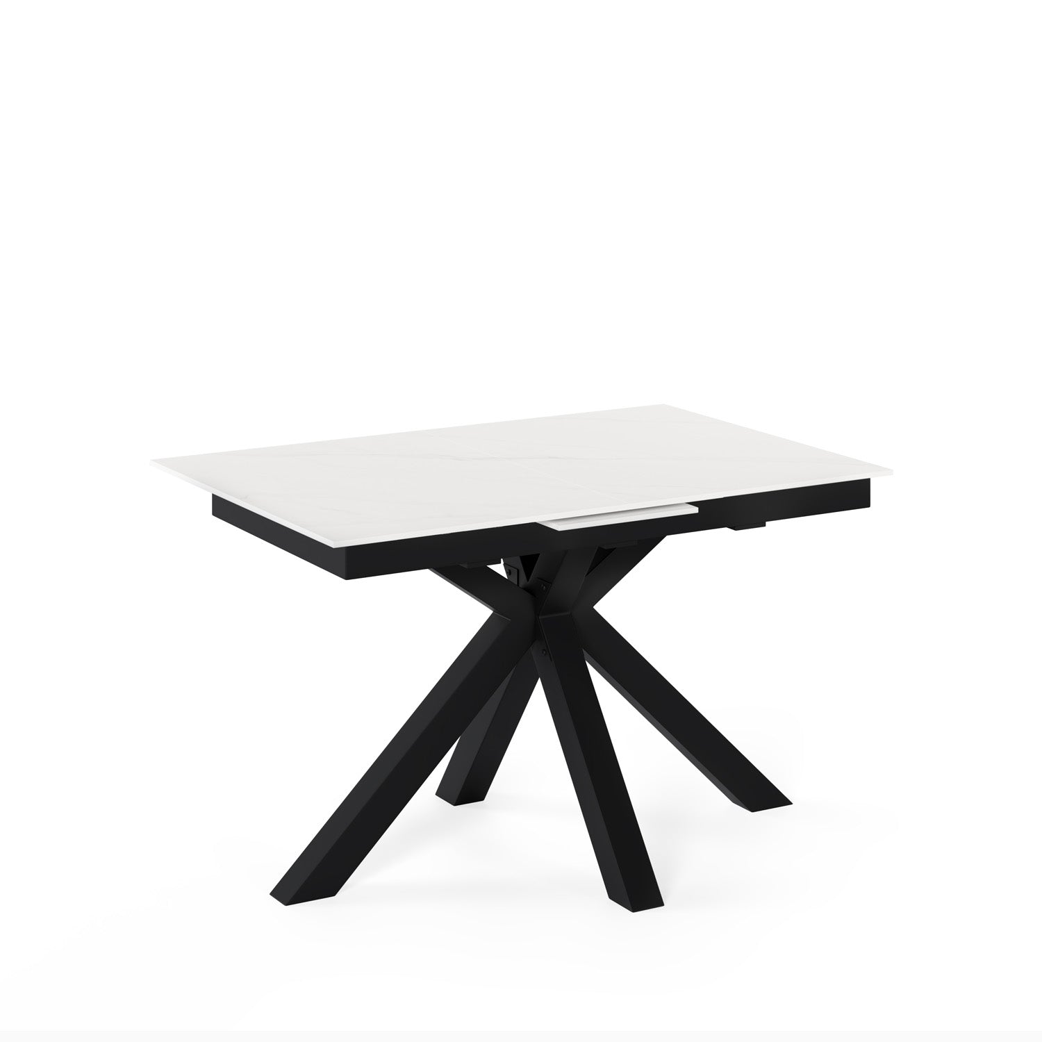 Mesa Lori 140 Ext.Creta/Negro