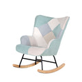 Mecedora Denver Patchwork Menta