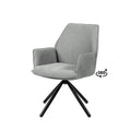 Silla Carlyn Gris Claro