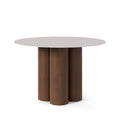 Mesa Tracy 120 Fija Travertino/Nogal