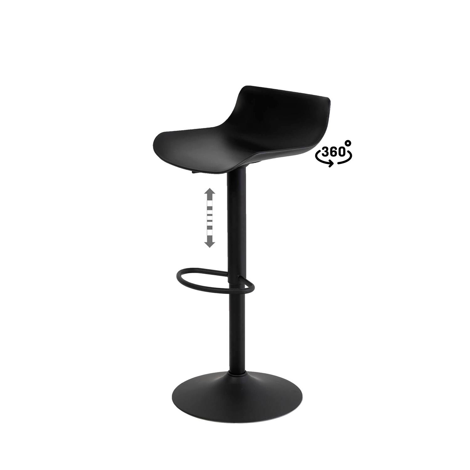 Taburete Blade Negro