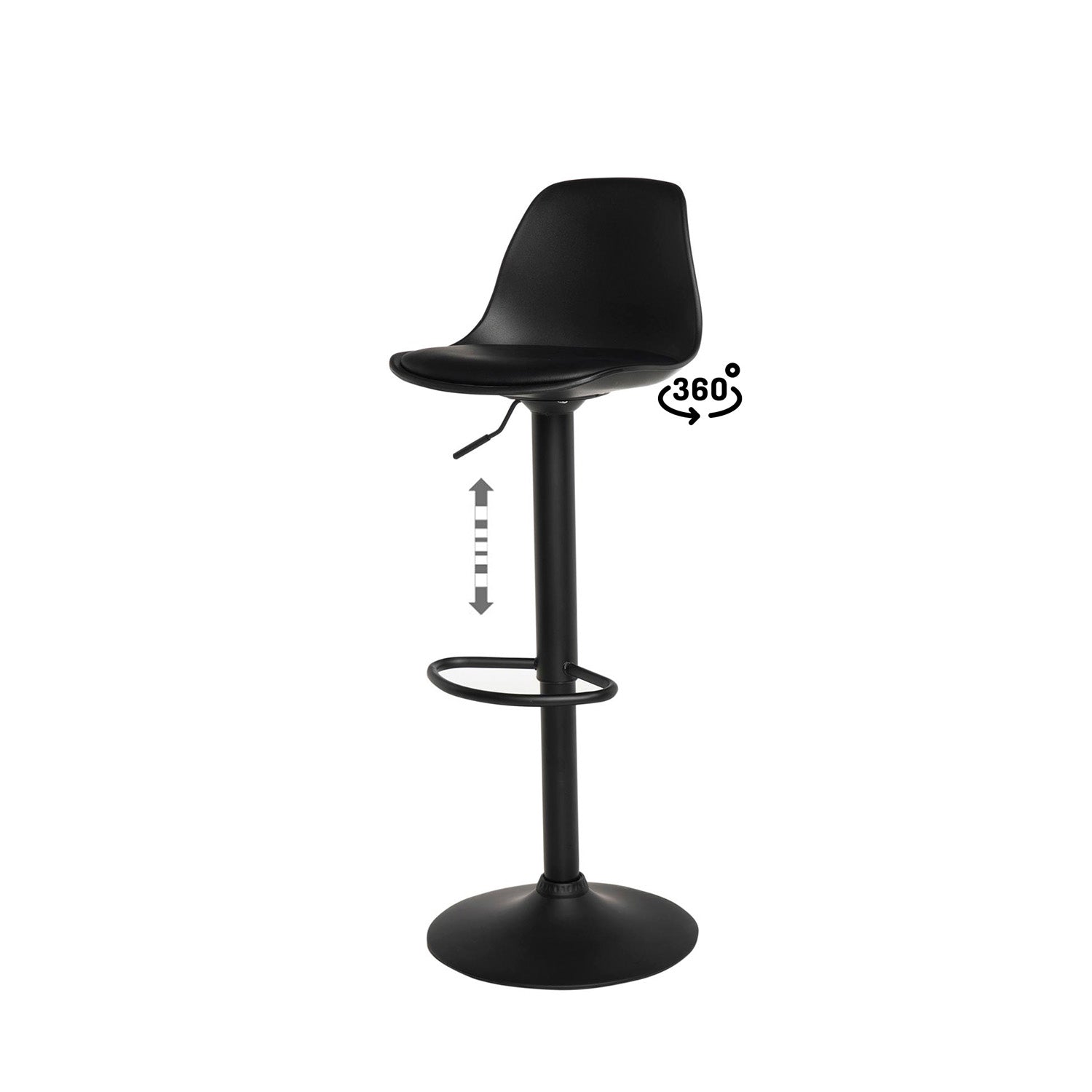 Taburete Sadie Negro