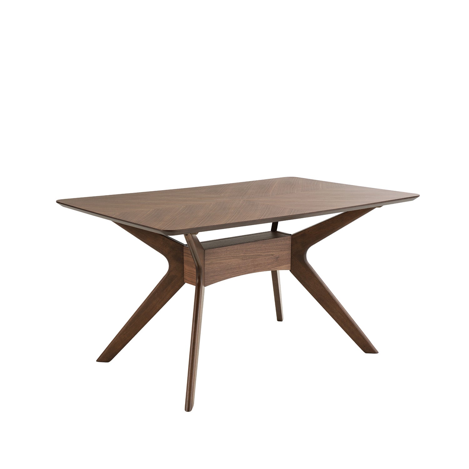Mesa Helga 140 Fija Nogal