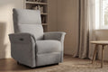 Sillon Relax 1 Motor Misaki Gris Claro