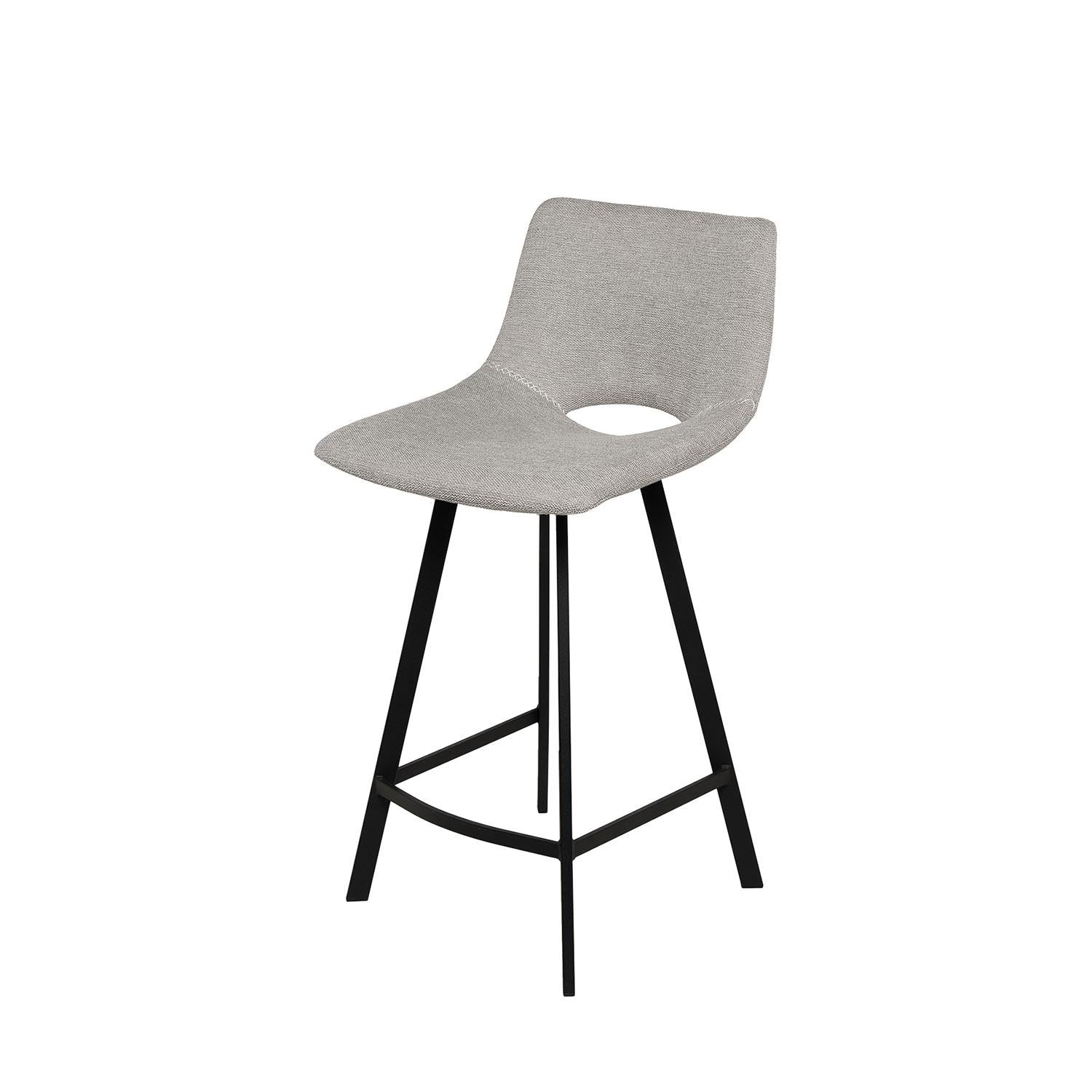 Taburete Clark Gris Claro (66Cm)