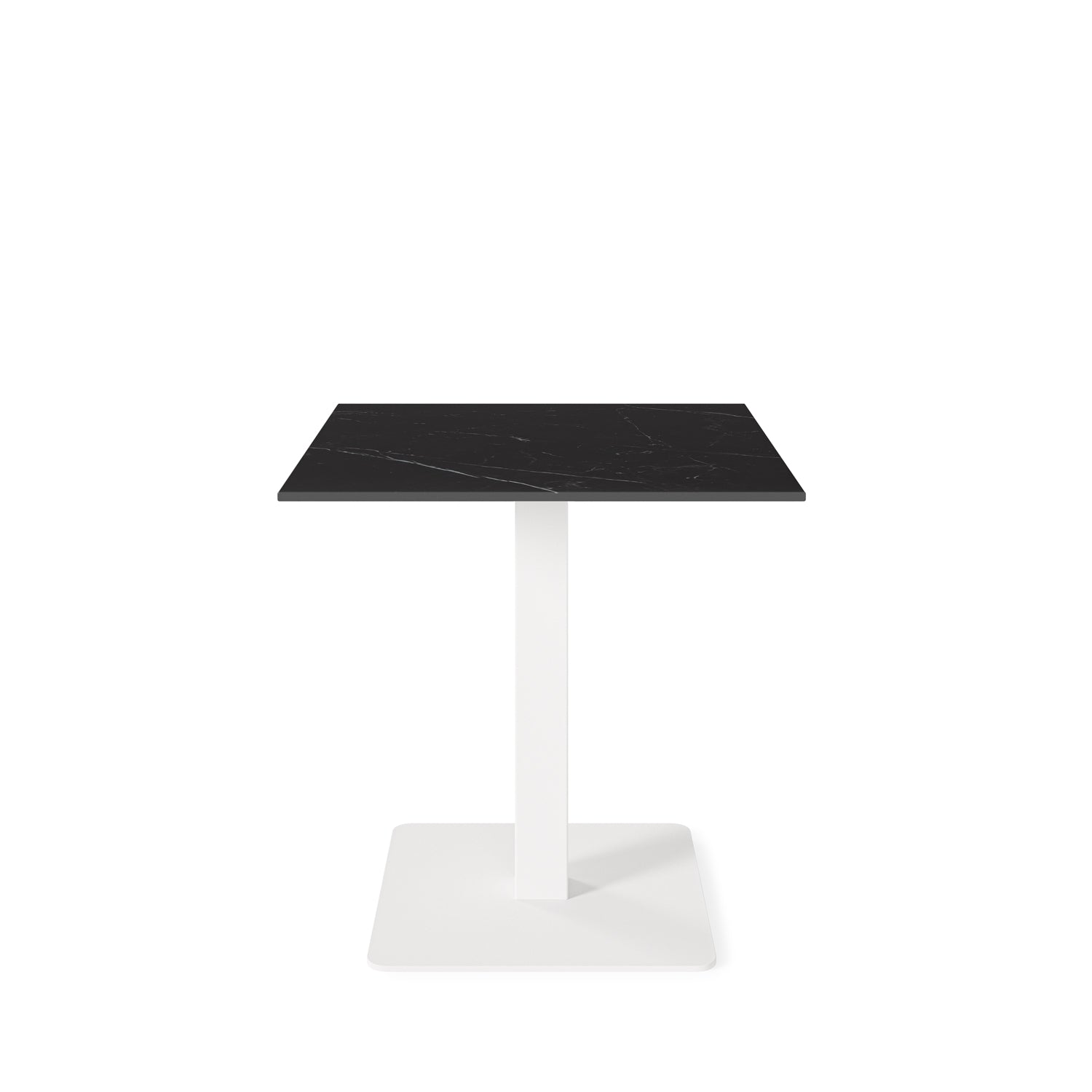 Mesa Baja Samira Cuadrad.Negro/Blanco