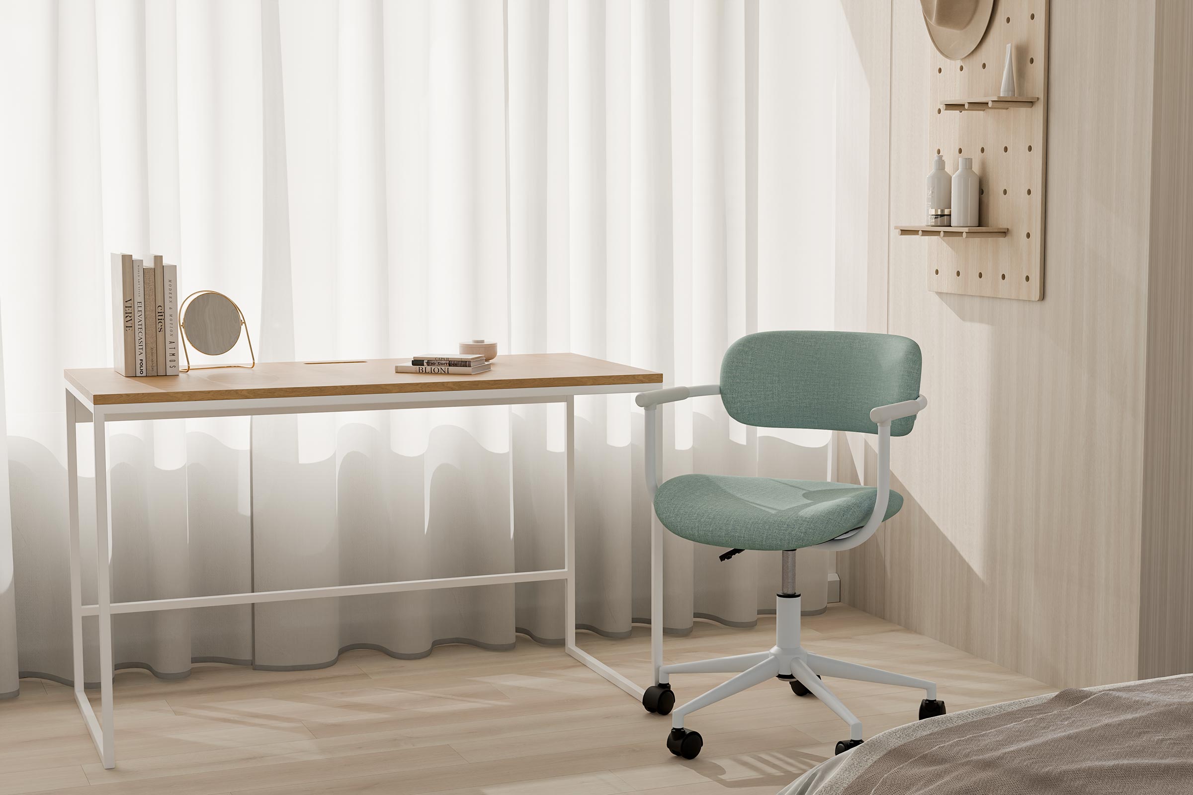 Silla Oficina Oxford Menta