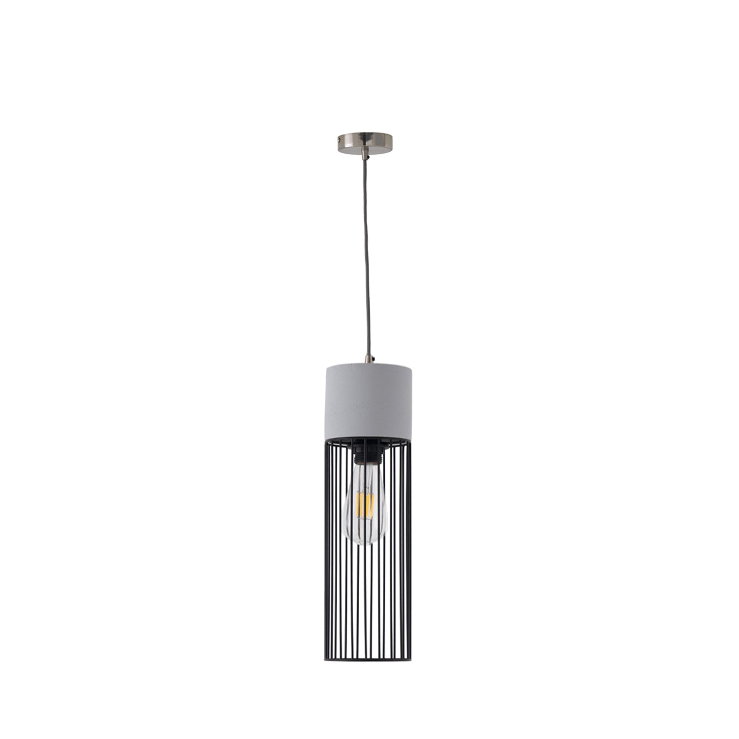 Lampara Techo Birila Gris