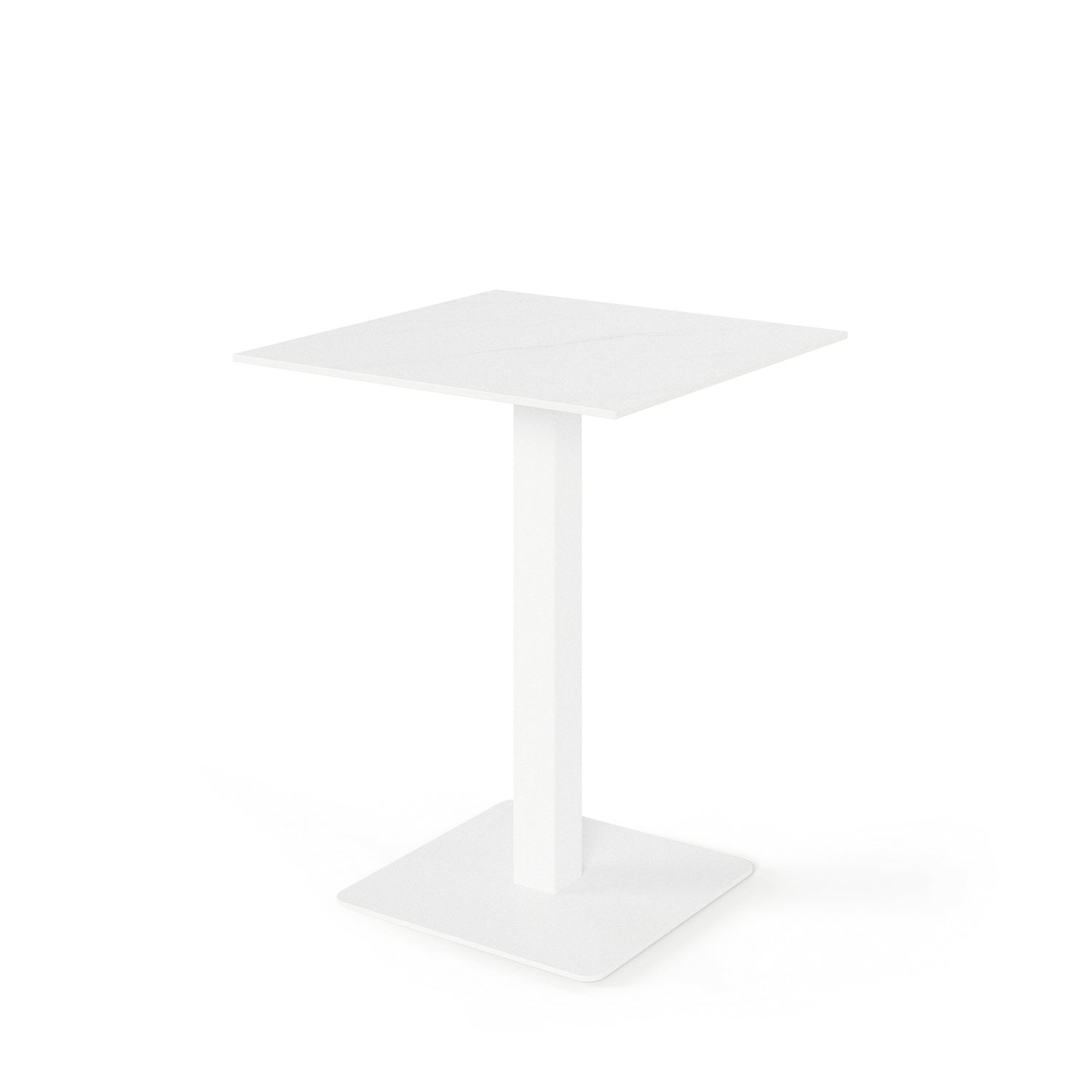 Mesa Alta Samira Cuadrad.Blanco/Blanco