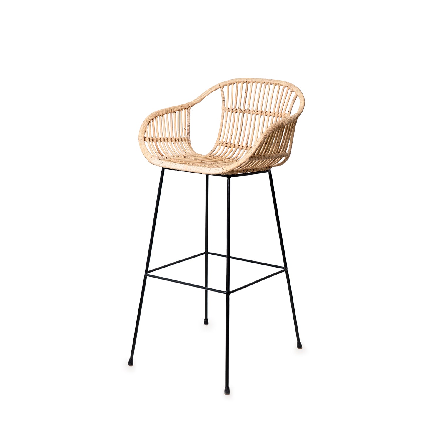 Taburete Gian Natural /Negro