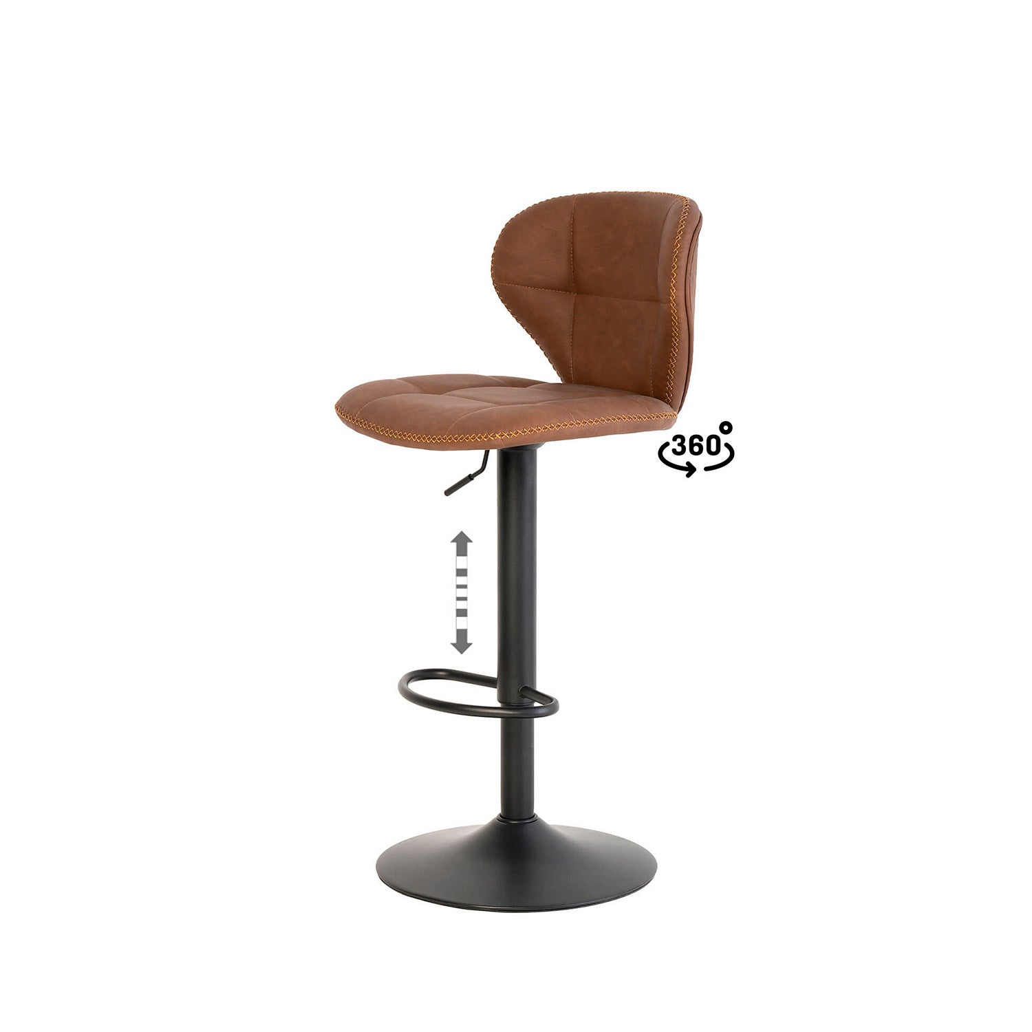 Taburete Piper Marron