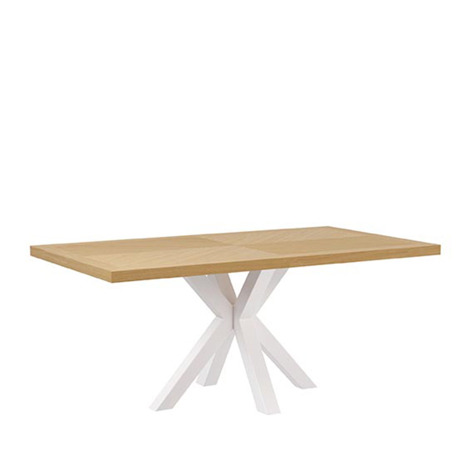 Mesa Elaine 160*90 Fija Roble-Blanco