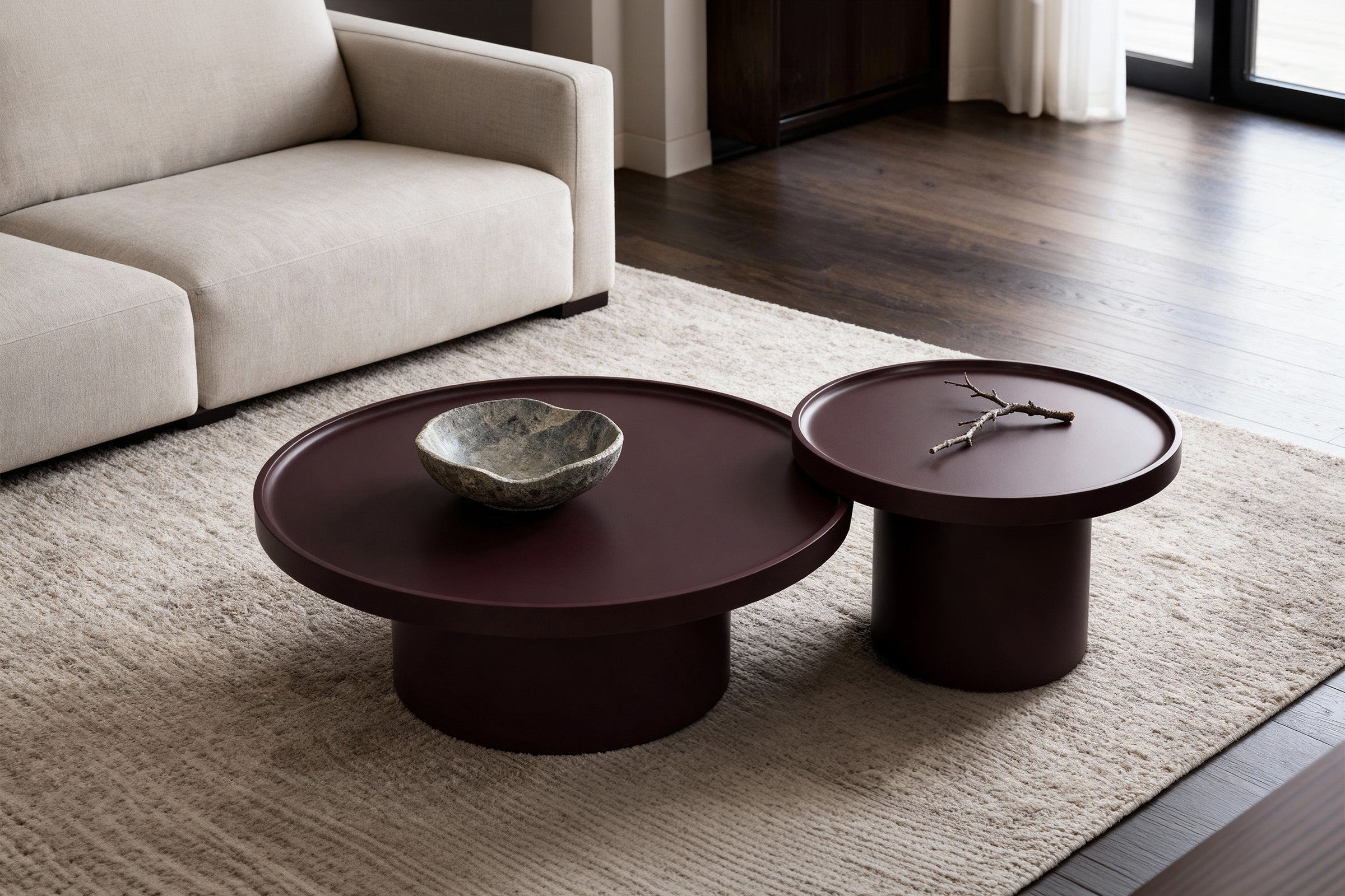 Mesa Centro Warren 80 Terracota