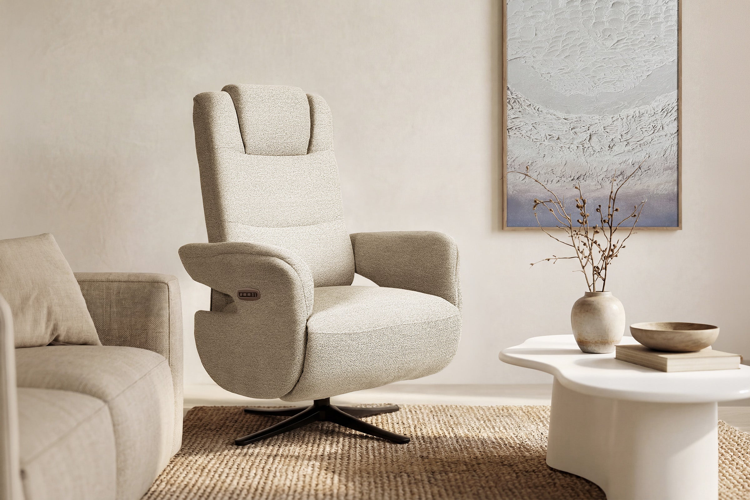 Sillon Relax 2 Motores Satomi Beige