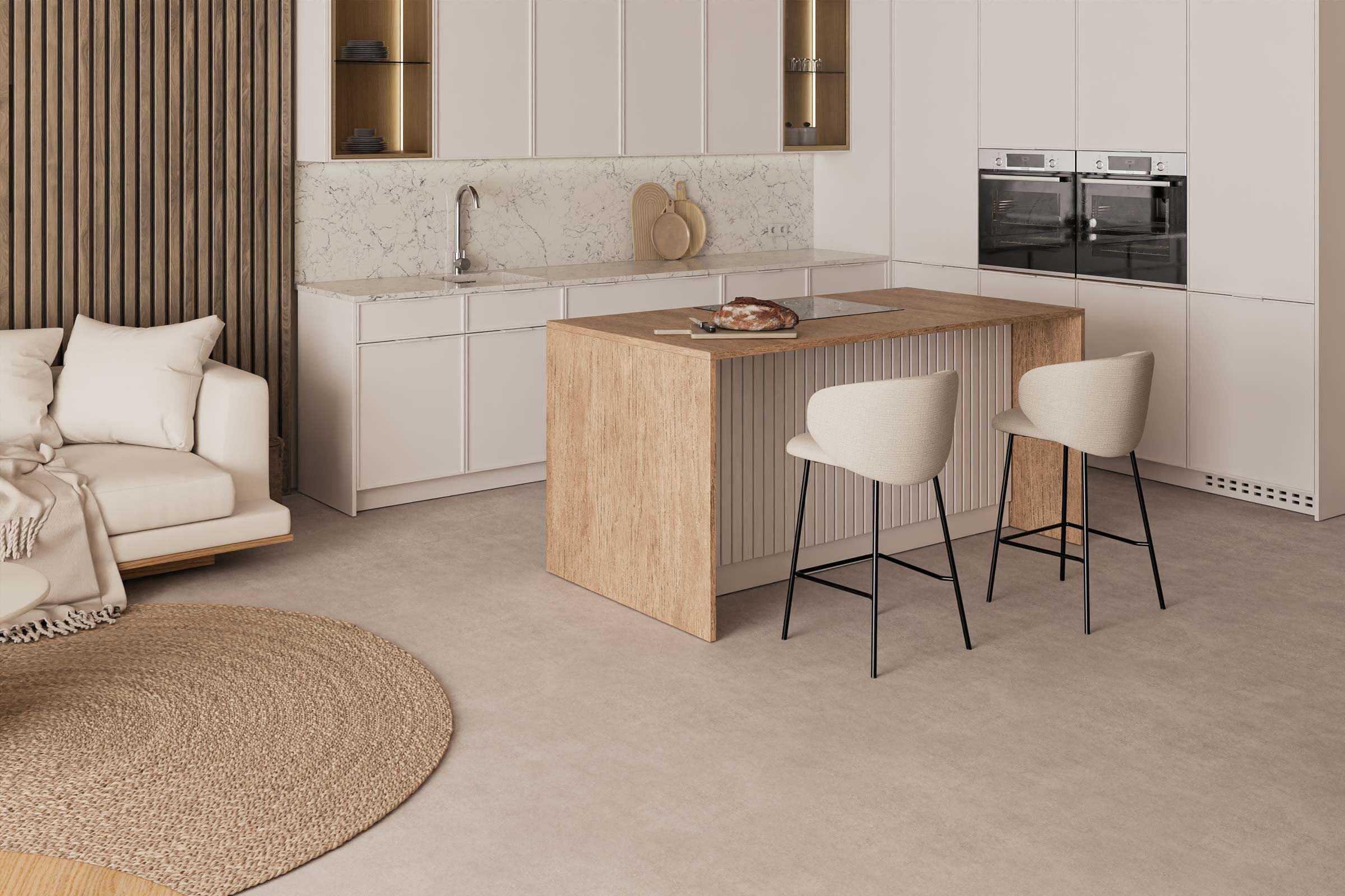 Taburete Ray Beige