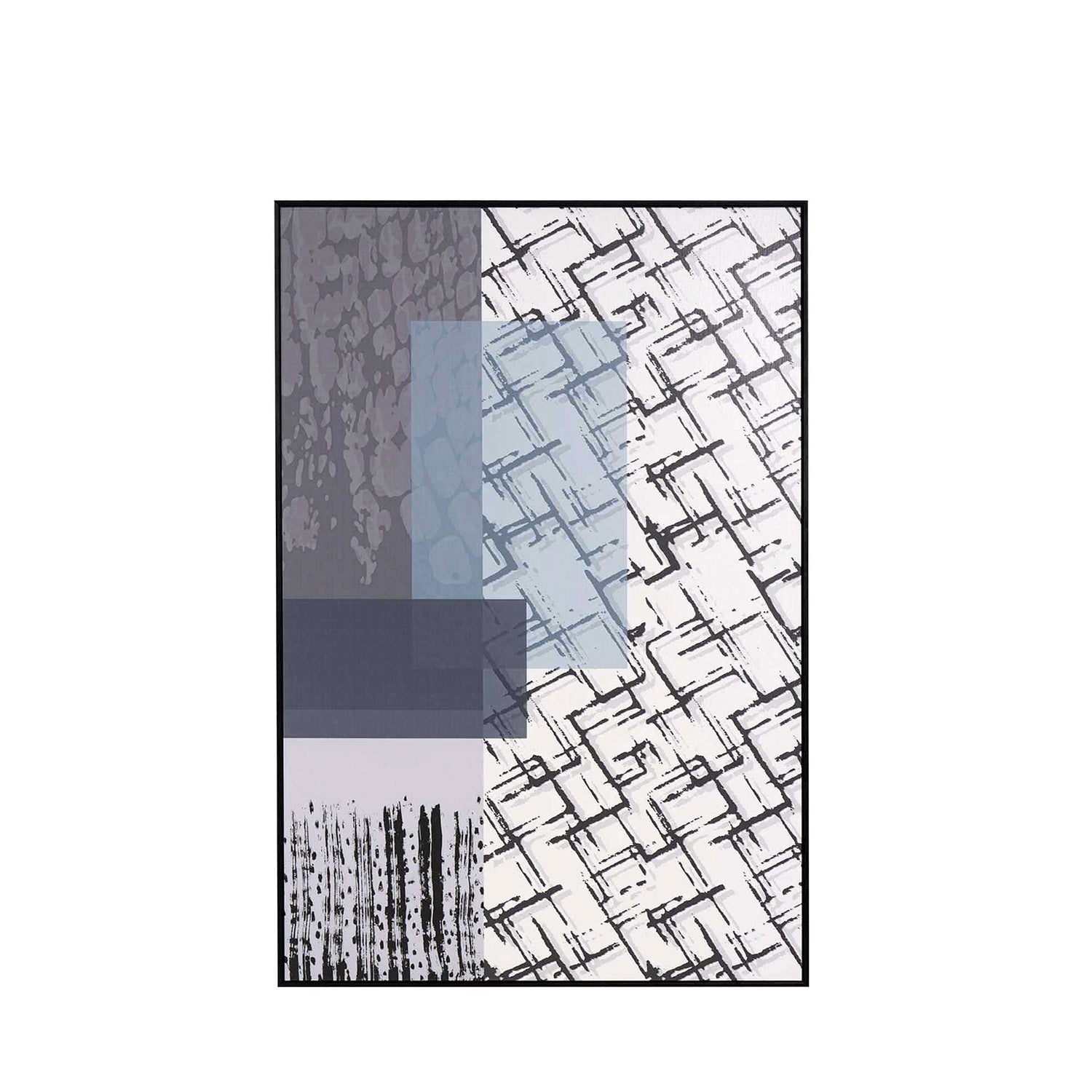 Cuadro Tetris 80*120 Negro