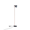 Lampara Suelo Blasca Negro