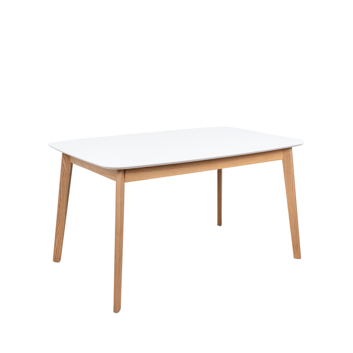 Mesa Kenna 140 Ext.Blanco-Roble