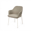 Silla Abigail Taupe Pata Beige