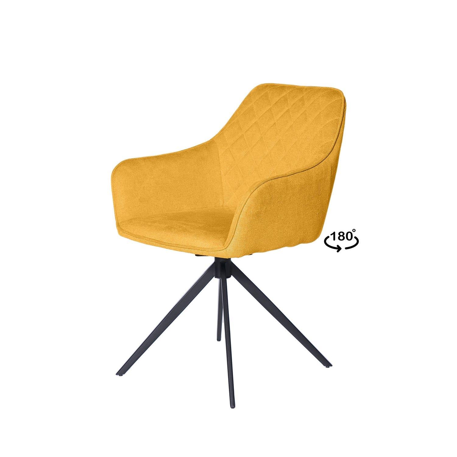 Silla Amalia Mostaza