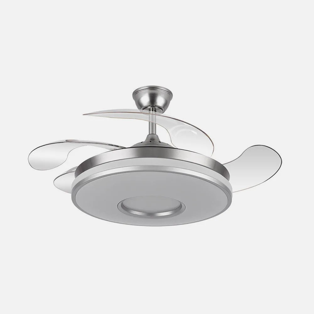 Ventilador Dc Dani 59w 6980lm Blanco 4aspas 6velocidades 106d 3000-4200-6500k Remoto+Reg.Intensidad+memoria+temporizador 24
