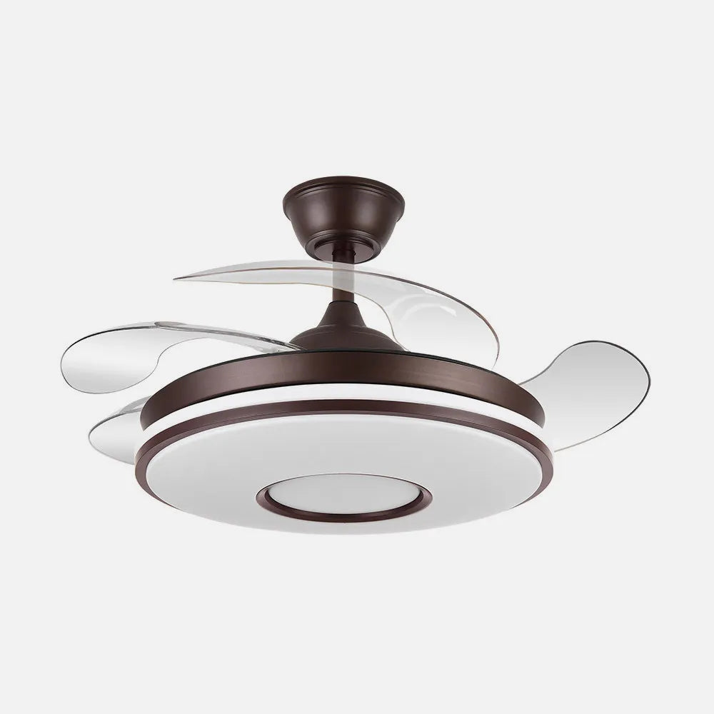 Ventilador Dc Dani 59w 6980lm Blanco 4aspas 6velocidades 106d 3000-4200-6500k Remoto+Reg.Intensidad+memoria+temporizador 24